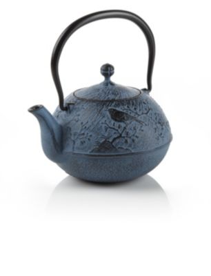 Teavana Blue Maromi Bird Cast Iron Teapot